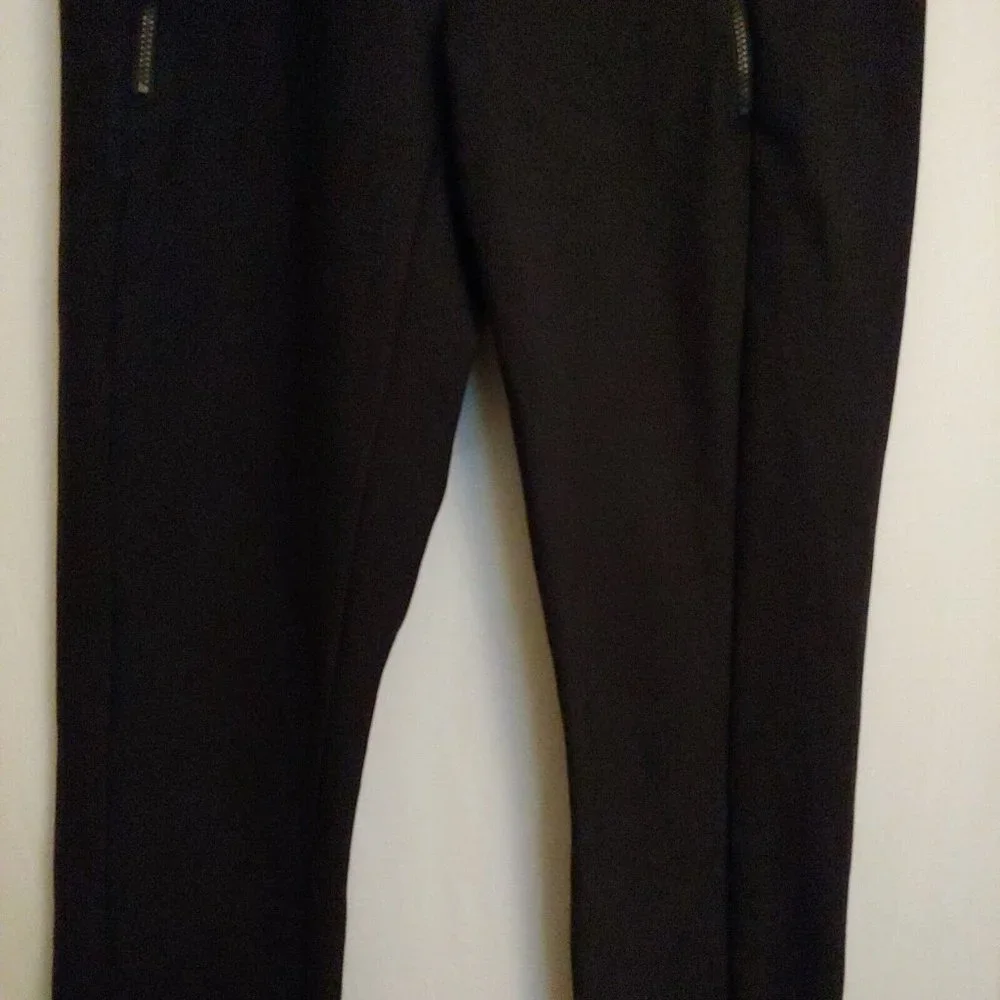 Athleta womens black yoga leggings  with zipper pockets size S - Picture 4 of 15